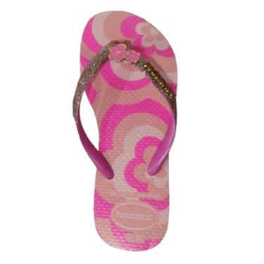 Imagem de Havaianas Slim Glitter II Floral - Rosa Flux-Feminino