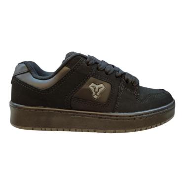 Imagem de Tenis Masculino LEJON Casual Conforto Skatista Retrô Preto-Masculino
