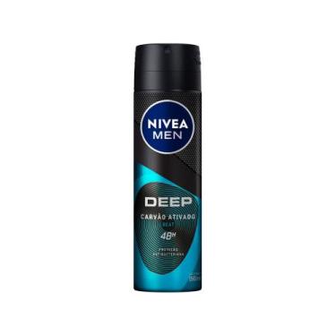 Imagem de Desodorante Antitranspirante Aerossol Nivea Men - Carvão Ativado Deep 