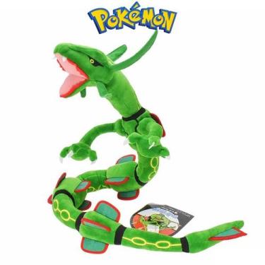 Imagem de Pokémon Rayquaza 75cm - Pelúcia Dobrável