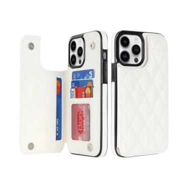 Imagem de Pequena Carteira De Couro Magnética Com Dupla Fivela E Bloqueio RFID P