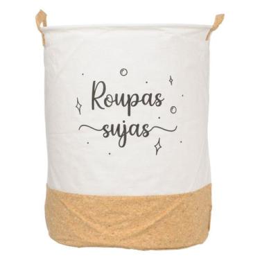 Imagem de Cesto De Roupa Suja Cortiça Brinquedo Dobrável Lavanderia Quarto Organ