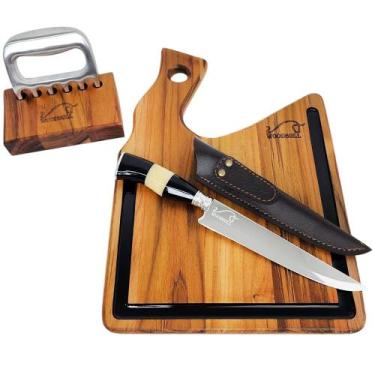 Imagem de Kit Churrasco Personalizado Life BBQ Supreme - WOODBULL