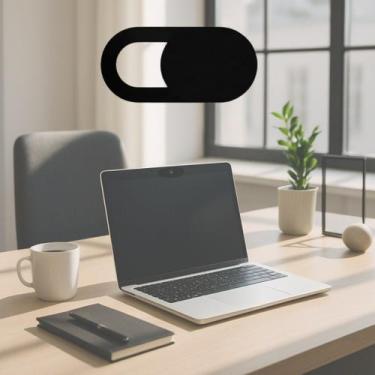 Imagem de 3 Protetores de Câmera Webcam para Segurança e Privacidade - Ideal par