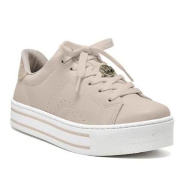 Imagem de Tenis Via Marte Casual Plataforma Brilhante -Feminino