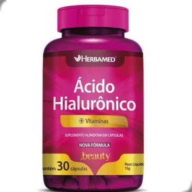 Imagem de Acido Hialuronico e Vitaminas 150mg Beauty 30 Capsulas Herbamed, Natur