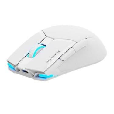 Imagem de Mouse Gamer Sem Fio Machenike M7 Pro, RGB, 26000 DPI, 6 Botões, Wireless, Branco - M720...