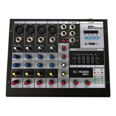 Imagem de Mesa de som k-audio ms-60 6 canais
