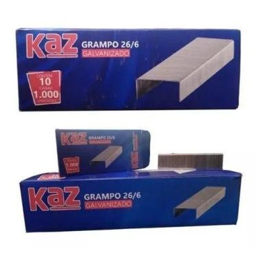 Imagem de Grampos Para Grampeador De Papel Caixa com 10 Mil Grampos - KAZ