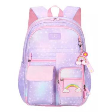 Imagem de Mochila Escolar Feminina Juvenil Adolescente Bolsa De Costas - Engogs,