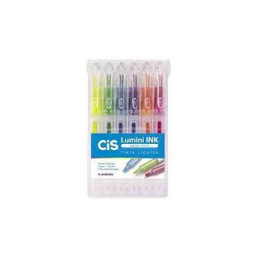 Imagem de Marca Texto CIS Lumini Ink - 6 Cores Neon