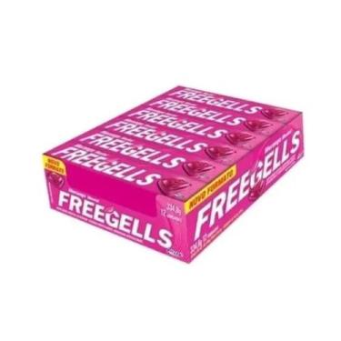 Imagem de Drops Freegells Morango C/ 12 Unidades - Riclan