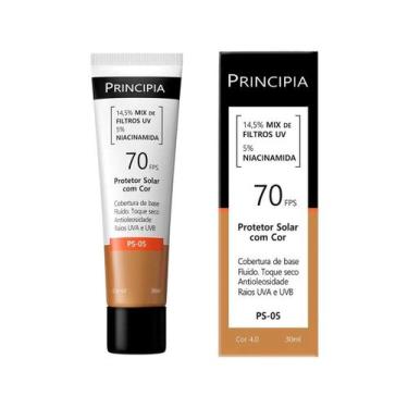 Imagem de Protetor Solar Facial com Cor PS-05 FPS 4.0  Uniformiza a Pele e Prote