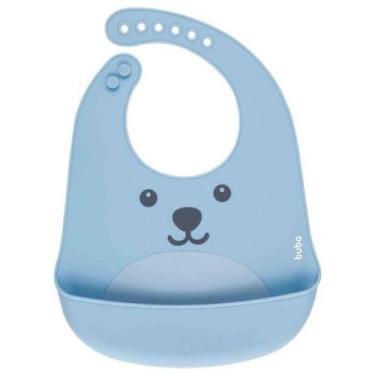 Imagem de Babador de Silicone Pega Migalhas - Buba, Azul