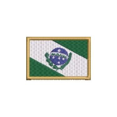 Imagem de BE0174-011 Bandeira Paraná Patch Bordado 5,7x3,8cm - BR44