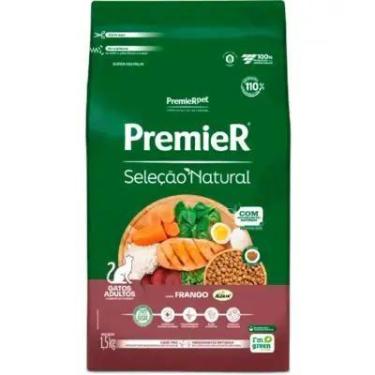 Imagem de Ração Premier Seleção Natural para Gatos Adultos 1,5kg