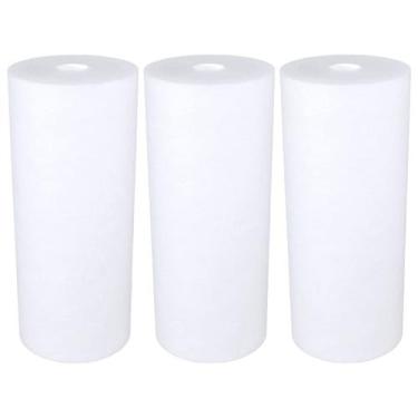 Imagem de Kit 3 Refil Filtro Água Polipropileno 10025 Big Blue 10 Cor Branco - R