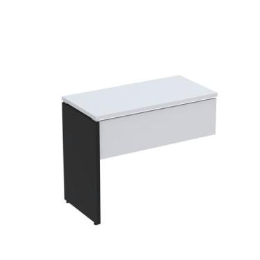 Imagem de Complemento de Mesa Pé Painel Linha P25 90cm Cinza e Preto - Pandin Mó