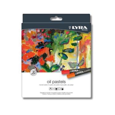 Imagem de Giz Pastel Oleoso Lyra 24 Cores