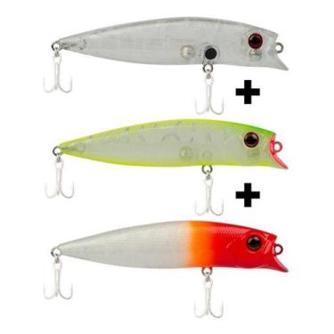 Imagem de Kit C/ 3 Isca Artificial Brava 77  Marine Sports Ms - 7,2g, 22, 32, 12