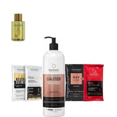 Imagem de Borabella Cauter Gloss 500ml + Óleo Argan 7ml + Sachês