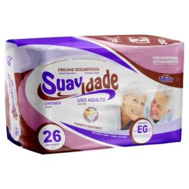 Imagem de Fraldas Para Adultos Suavidade Fraldas Descartáveis Eg X 26 U - diguio
