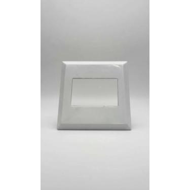 Imagem de Kit 10 Canopla P/ Tubo Retangular 30x50 Nylon Branca - Congratulations