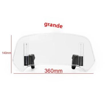 Imagem de Extensor De Para-brisa Universal Para Motocicletas, Spoiler Defletor D