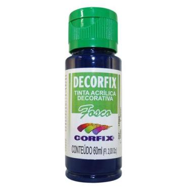 Imagem de Tinta Acrilica Fosca Decorfix Corfix 60ml - Selecione a Cor, 327-AZUL 