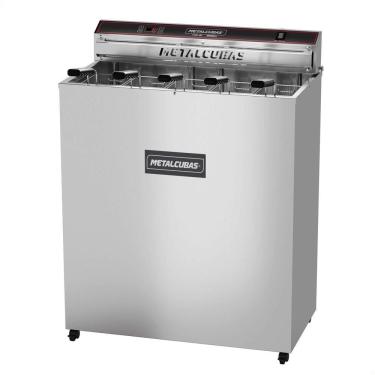 Imagem de Fritador Industrial FAO 45 com 5 Cubas e Sistema de Zona Fria de Água 45L Inox Metalcubas
