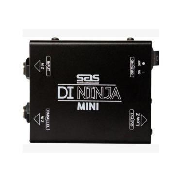 Imagem de Direct Box Mini Ninja com DI Passivo e Balanceamento de Sinal Preto Santo Angelo