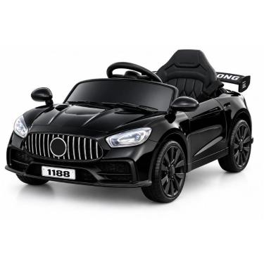 Imagem de Carrinho Elétrico Infantil Mini Storm 12V com Controle Remoto e Conectividade Bluetooth Bang Toys Preto