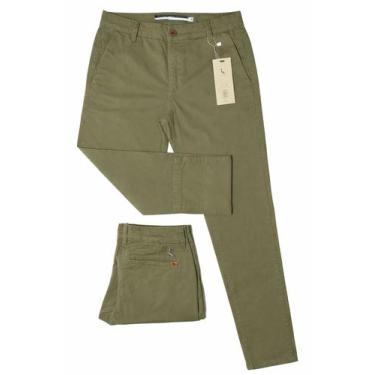 Imagem de Calça Sarja Masculina Esporte Fino Premium - RSV, Caqui, 38
