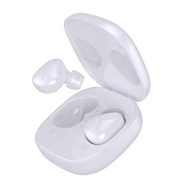 Imagem de Fone de ouvido sem fio Fone de ouvido Bluetooth Fone de ouvido estéreo Mini Fones de ouvido sem fio com caixa de carregamento - Branco