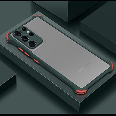 Imagem de Capa de telefone à prova de choque fosca de quatro cantos para Samsung S21 Plus S21 Ultra S20 FE S20 Plus S9 S10 A51 A71 A50 tampa traseira transparente, T7, para Samsung S21