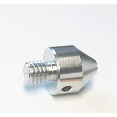 Imagem de suxing Adaptador de rosca da sonda CMM M5 haste de rosca externa para rosca interna M2 10 mm de diâmetro 10 mm de comprimento