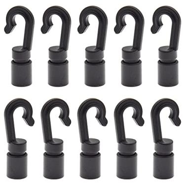 Imagem de 10x ganchos de corda de choque para de resistência caiaque barco canoa acessórios corda elástica