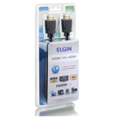 Imagem de Cabo HDMI Macho x Macho 1.4 4K 1,8 Metros Elgin