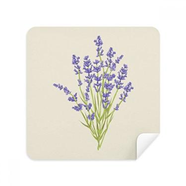 Imagem de Pintura de plantas de flores, lavanda, limpador de tela, tecido de camurça, pacote com 2