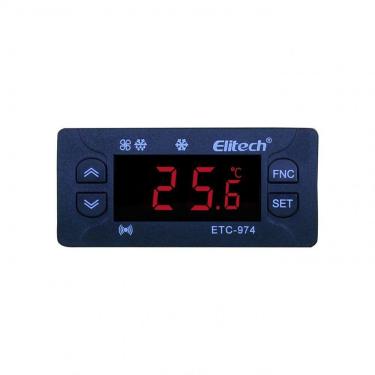 Imagem de Etc-974 Controlador Digital Temperatura C/3 Saídas (Refrigeração Ventilador E Degelo) 2Sensores 2M-220V