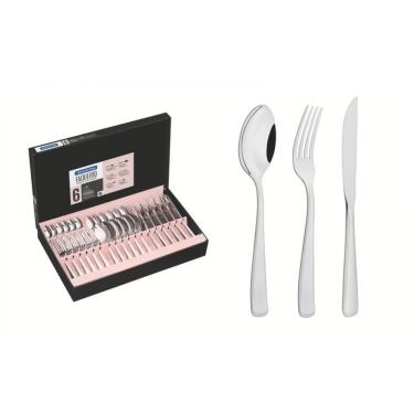 Imagem de Faqueiro Pacific 36 Peças em Aço Inox Alto Brilho Tramontina