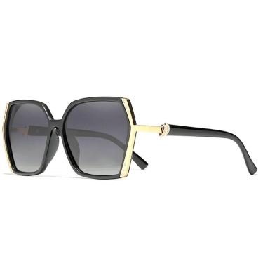 Imagem de Óculos de Sol Feminino Polarizado Retro Design Elegante borboleta com Proteção Uv400