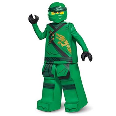Imagem de Lloyd Costume for Kids, Prestige Lego Ninjago Legacy Themed Children's Charcter Outfit, Child Size Small (4-6) Green
