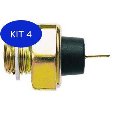 Imagem de Kit 4 Interruptor De Pressão De Óleo Gm Chevrolet Chevy 500