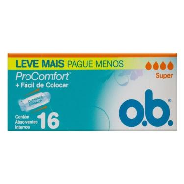 Imagem de Absorvente Interno Ob Procomfort Super, 16 Unidades