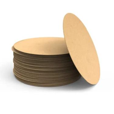 Imagem de Base Sousplat MDF Redonda 35 x 35 cm Cru