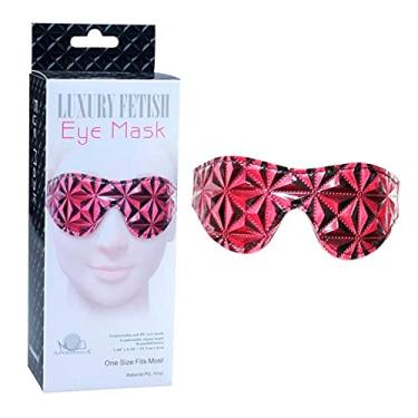 Imagem de LUXURY FETISH EYE MASK - Venda Para os Olhos com Acabamento Brilhante e Tiras Ajustáveis Vinho REF:5252