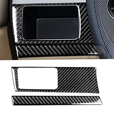 Imagem de FINMOKAL Cobertura De Acabamento Do Painel Do Interruptor Do Farol Interno Fibra De Carbono Para Honda Civic 2006-2011 Preto, Fibra De Carbono
