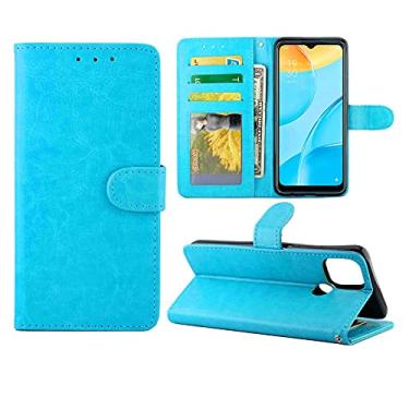 Imagem de Mobile phone accessories Para FOR OPPO A15 Texture Couro Capa Protetora Horizontal Flip com Suporte e Slots para Cartões, Carteira e Moldura para Fotos phone case