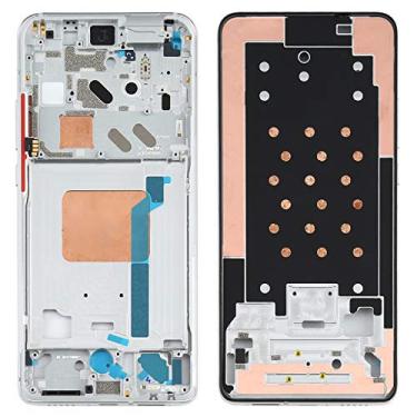 Imagem de HONGYAN Peças de substituição de telefone celular Placa de moldura de quadro LCD da casa frontal original para Xiaomi Redmi K30 Ultra M2006J10C Acessórios telefônicos